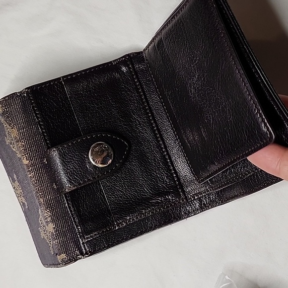 Celine Vintage bi fold wallet canvas / leather - Picture 9 of 12